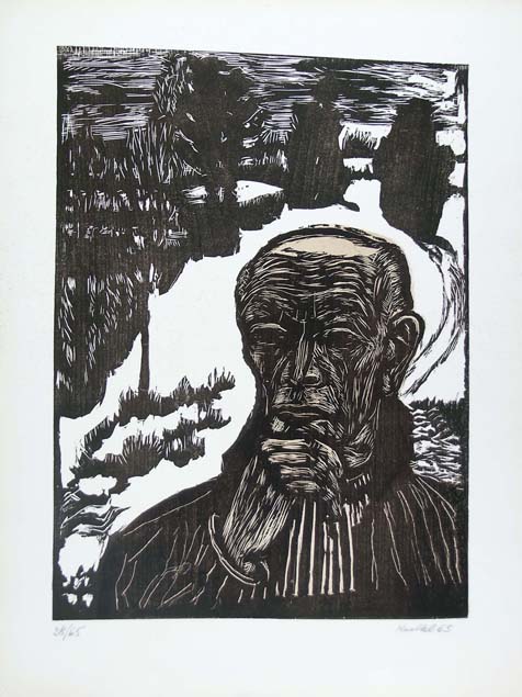 Erich Heckel, self-portrait